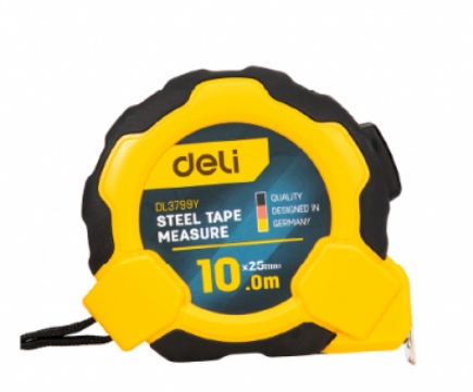 [1007140] -ตลับเมตรล็อค AUTO 10Mx25mm EDL3799Y DELI+