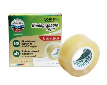 [1007203] -เทปใส ย่อยสลายได้  3/4"x20M  Louis