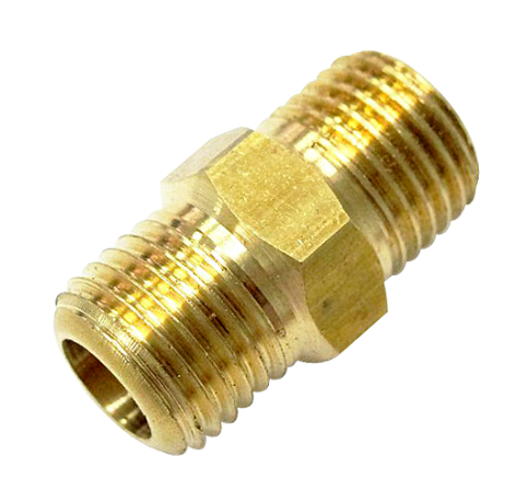 [1007322] นิปเปิ้ลทองเหลือง  3/4"x1/2"