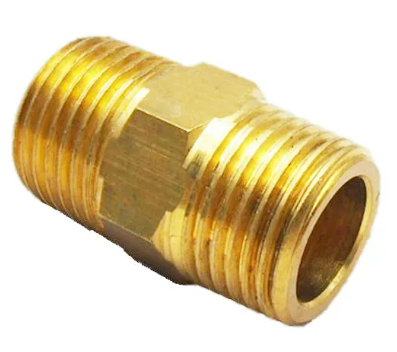 [1007324] นิปเปิ้ลทองเหลือง 1/4"