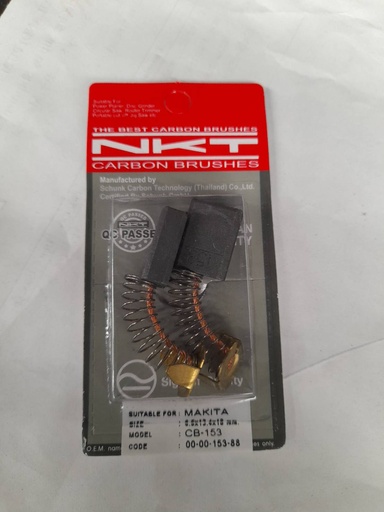 [1007377] แปรงถ่านNKT รุ่น CB-153 รหัส00-00153  FOR MAKITA