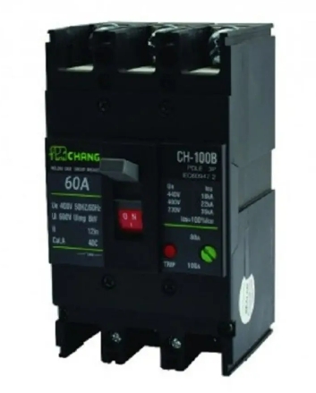 [1007399] -เมนเบรคเกอร์ MCCB 3P (IC) 22 kA 60A CHANG