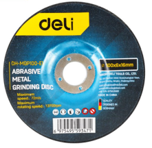 [1007610] ใบเจียรเหล็ก 4" 6mm EDH-MGP100-E1 DELI+
