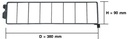 Side Divider L400*H90 mm FIX&BUILD+