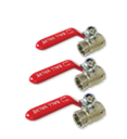 -บอลวาล์วทองเหลือง 1/2" FIX&BUILD+
