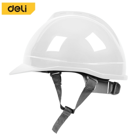 [1007753] -หมวกนิรภัย 52-64mm EDL525024 สีขาว DELI+