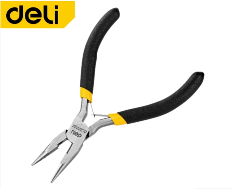 [1000561] คีมปากแหลมมินิ คุณภาพสูง 5" EDL20026 DELI+