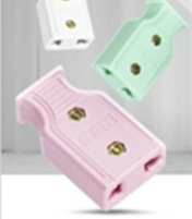 [1007838] -ปลั๊กตัวเมีย 2ขา 250V 10A คละสี