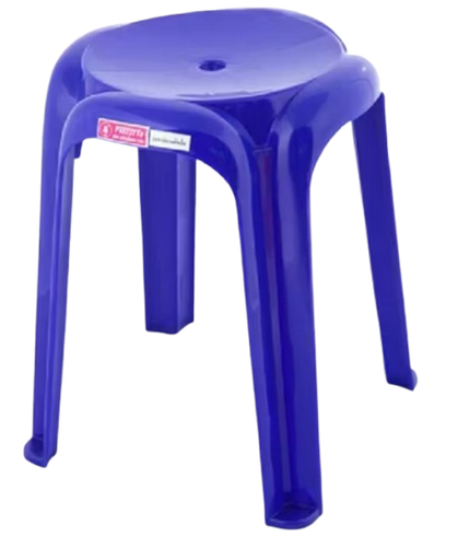 [1008551] เก้าอี้พลาสติกกลม FT-250/B  สีน้ำเงิน