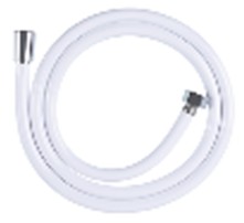 [1009085] สายฝักบัว/สายชำระ PVC สีขาว 1.5 M. NY016 MIRRER