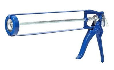 [1009804] ปืนยิงซิลิโคน 9'' แกนคู่ น้ำเงิน EAGLE ONE