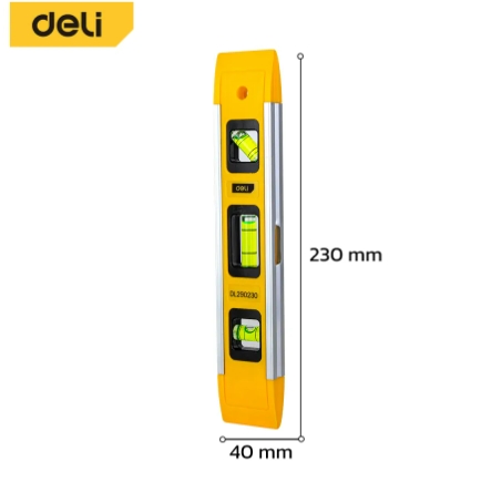 [1000664] ระดับน้ำ 230×40×17mm EDL290230 DELI+